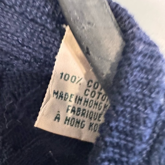 Bobby Jones Women’s Cable Knit Sweater Vest Navy Medium V neck Golf Sport - Picture 4 of 8